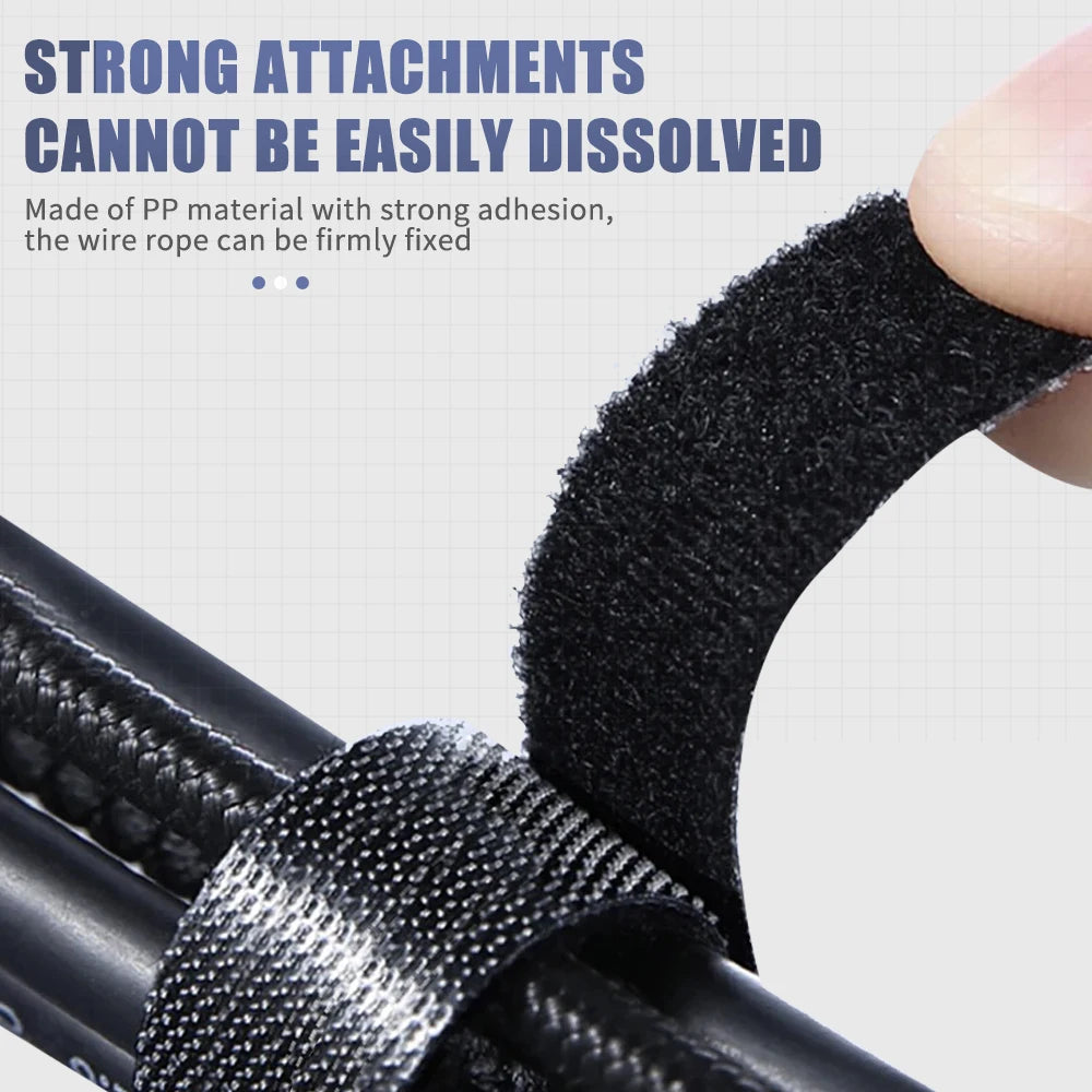5M Organizer Cable Management Ties Tearable Cable Protector For Phone Mouse Earphone Data Wire Holder Cord Protection Organizer