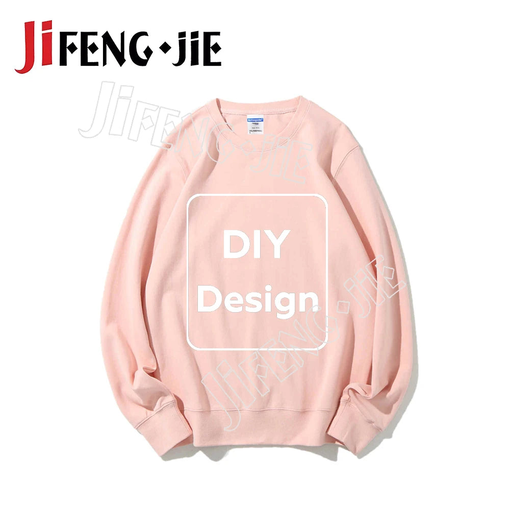 80%Cotton Custom Sweatshirt Unisex 22 Color Hoodie DIY Clothes for Text Photo Logo Customization Top Clothing Graphic Shirt Gift