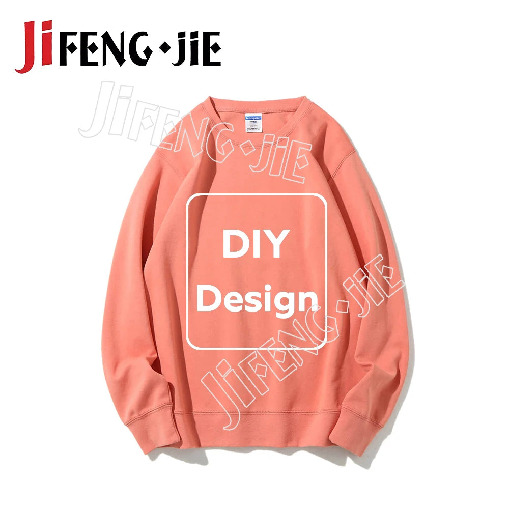 80%Cotton Custom Sweatshirt Unisex 22 Color Hoodie DIY Clothes for Text Photo Logo Customization Top Clothing Graphic Shirt Gift