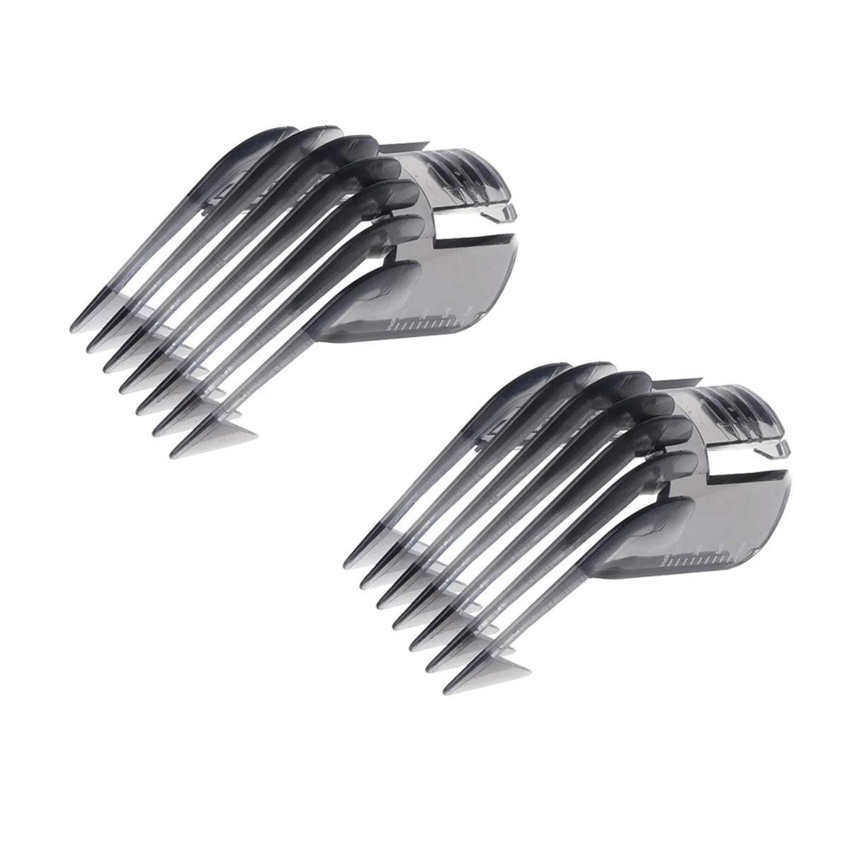 2Pcs Hair Grooming Comb Clipper Trimmer Guide Attachment for QC5130 QC5105 QC5115 QC5120 3-21mm Adjustable-T33C