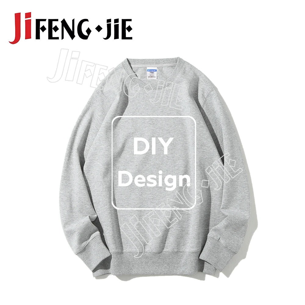 80%Cotton Custom Sweatshirt Unisex 22 Color Hoodie DIY Clothes for Text Photo Logo Customization Top Clothing Graphic Shirt Gift