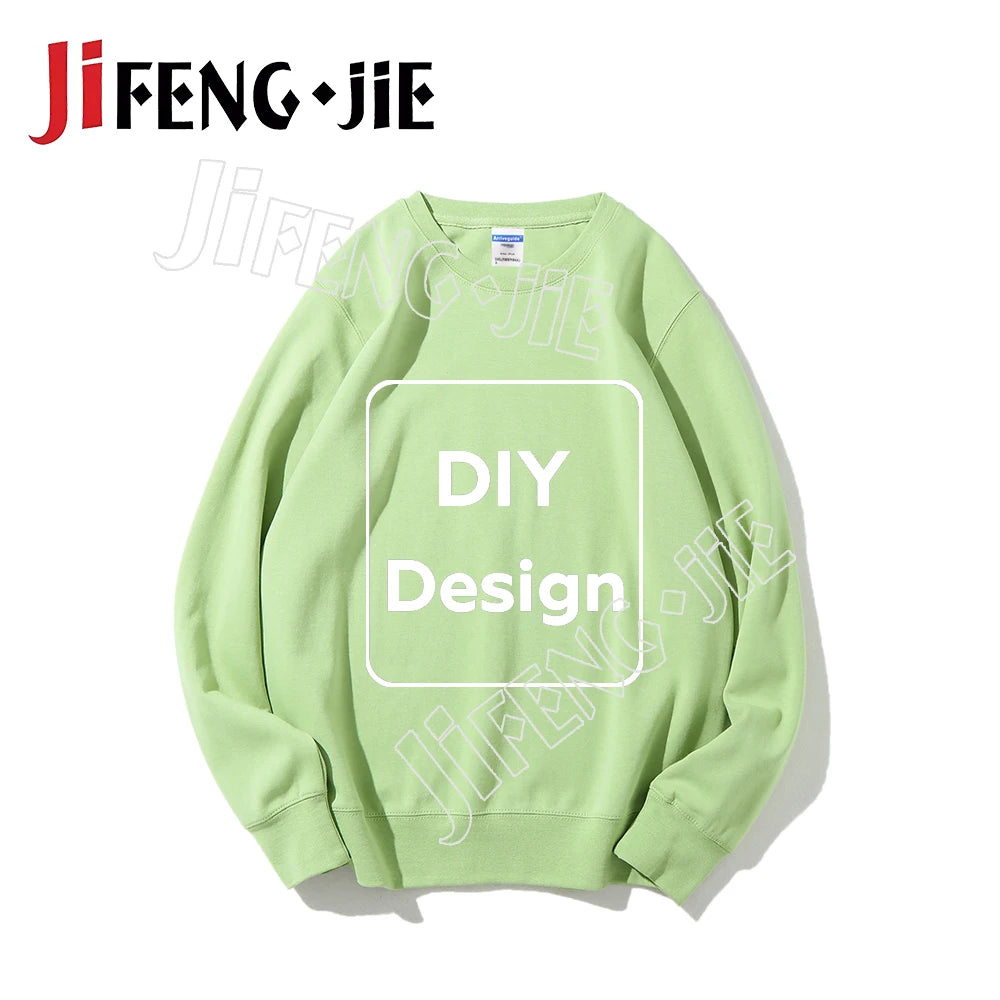 80%Cotton Custom Sweatshirt Unisex 22 Color Hoodie DIY Clothes for Text Photo Logo Customization Top Clothing Graphic Shirt Gift