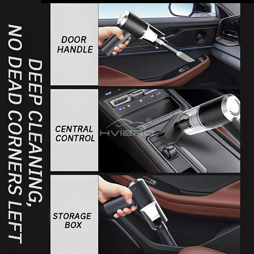5500PA Wireless High Power 25W Combined Vacuum Cleaner USB Charging Car Homes Desktop Keyboard Mini Portable Automatic Cleaning