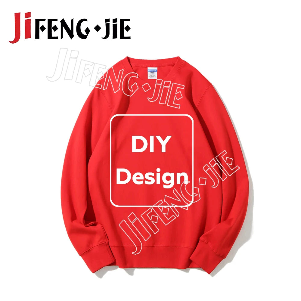80%Cotton Custom Sweatshirt Unisex 22 Color Hoodie DIY Clothes for Text Photo Logo Customization Top Clothing Graphic Shirt Gift