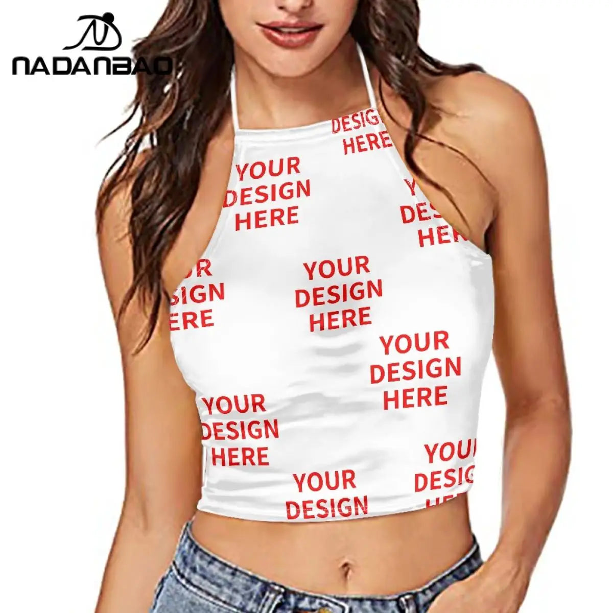 DIY Head Tight Strap Top Customized for Puppetry Society Cowherd Friend Couple Full Print Facial Expression Pack Diy Top