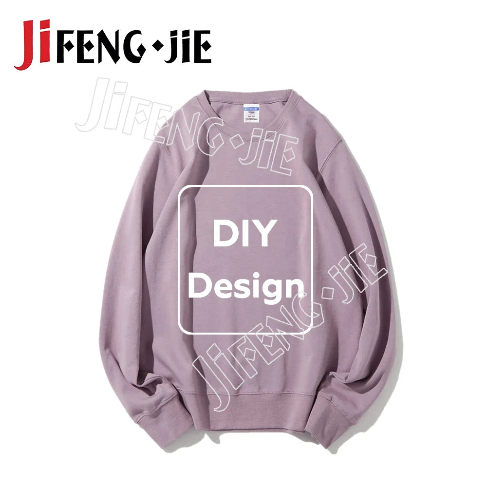 80%Cotton Custom Sweatshirt Unisex 22 Color Hoodie DIY Clothes for Text Photo Logo Customization Top Clothing Graphic Shirt Gift