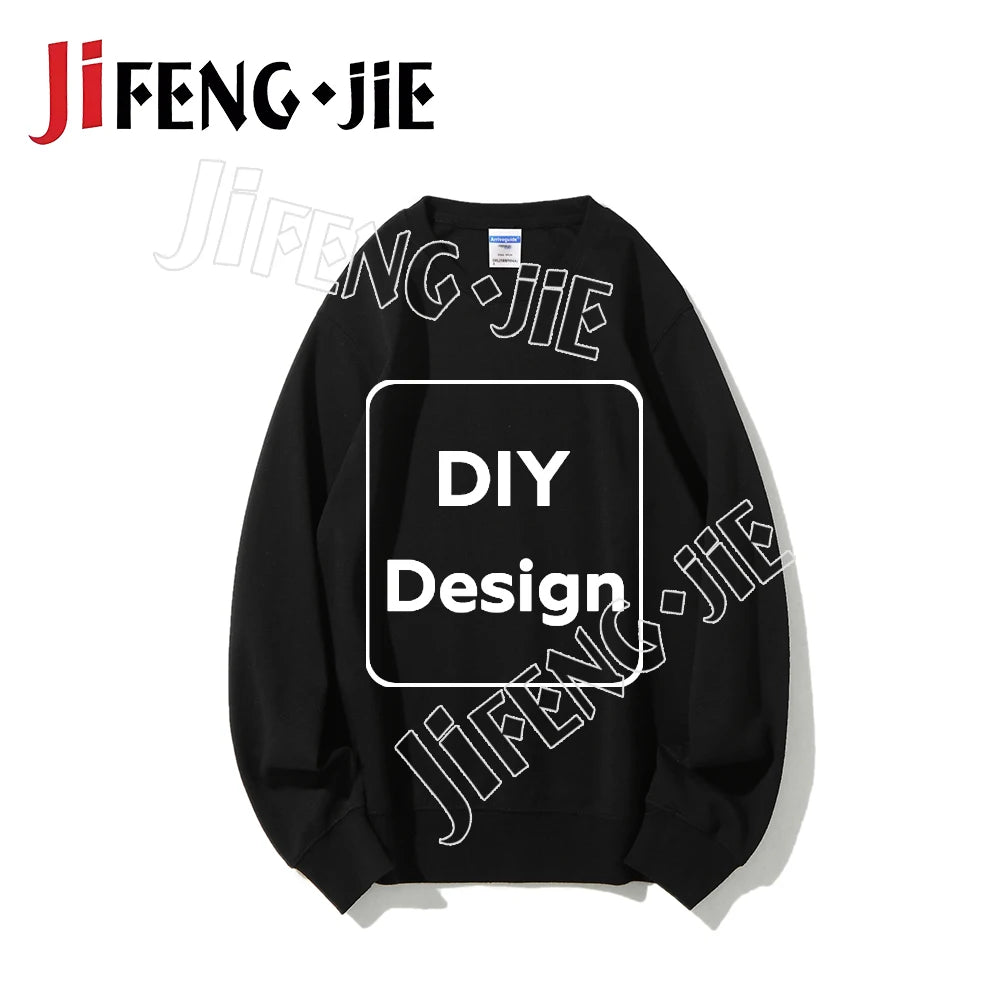 80%Cotton Custom Sweatshirt Unisex 22 Color Hoodie DIY Clothes for Text Photo Logo Customization Top Clothing Graphic Shirt Gift