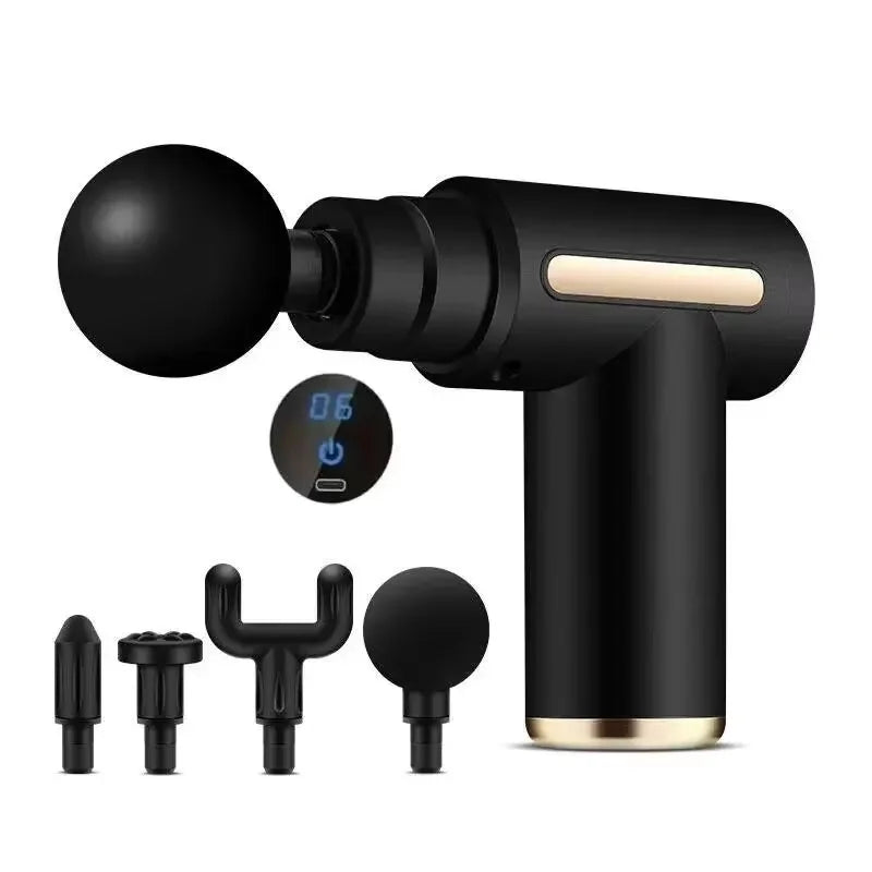 Fascia Gun Muscle Relaxation Massager Electric Vibration Massage Gun Professional Grade Neck Membrane Gun