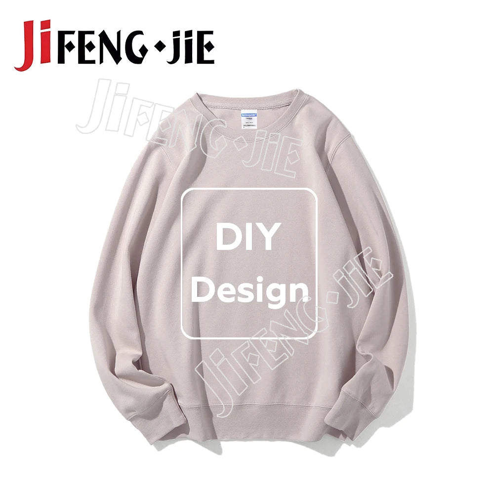 80%Cotton Custom Sweatshirt Unisex 22 Color Hoodie DIY Clothes for Text Photo Logo Customization Top Clothing Graphic Shirt Gift