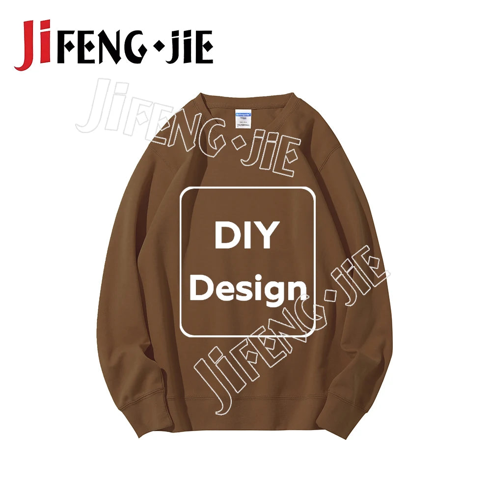 80%Cotton Custom Sweatshirt Unisex 22 Color Hoodie DIY Clothes for Text Photo Logo Customization Top Clothing Graphic Shirt Gift