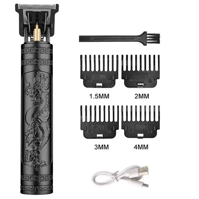 USB Fast Charging Hair Cutting Machine Electric Hair Clipper Portable Shaver Barber Professional Barber T9 Vintage Hair Trimmer