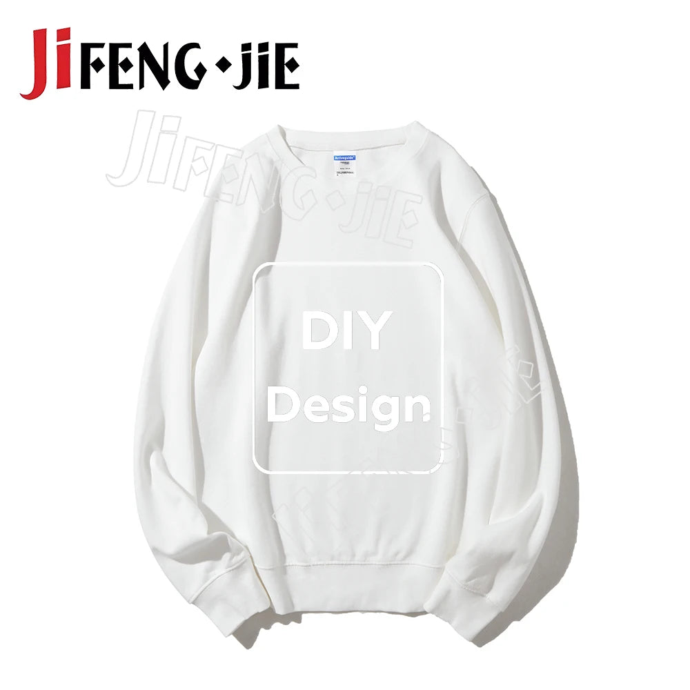 80%Cotton Custom Sweatshirt Unisex 22 Color Hoodie DIY Clothes for Text Photo Logo Customization Top Clothing Graphic Shirt Gift