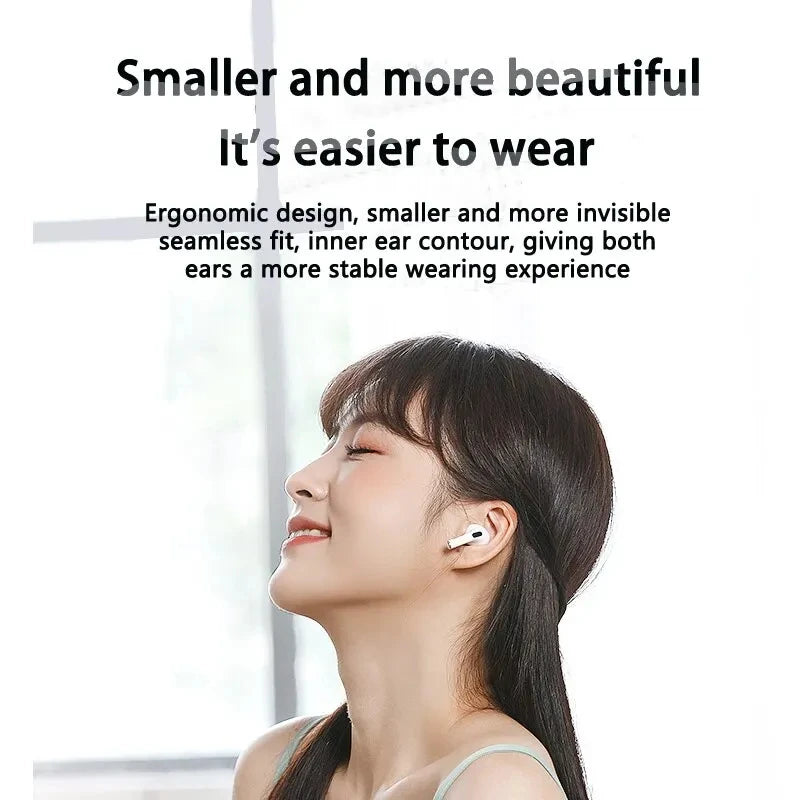 Pro 4 TWS Wireless Headphones Earphone Bluetooth-compatible 5.3 Waterproof Headset with Mic for Xiaomi iPhone Pro4 Earbuds Game
